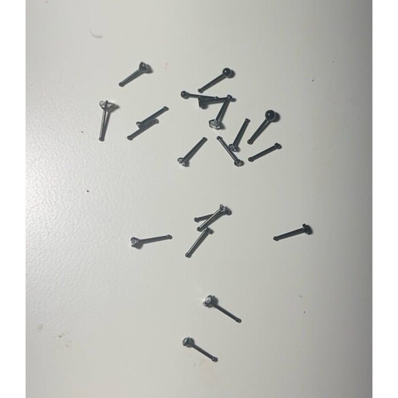 20 Gauge 20 Piece Stainless Steel Nose Bone Studs - Picture 3 of 3